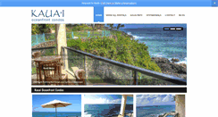 Desktop Screenshot of kauaioceanfrontcondos.com