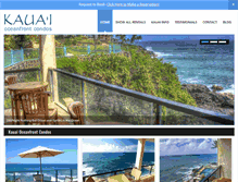 Tablet Screenshot of kauaioceanfrontcondos.com
